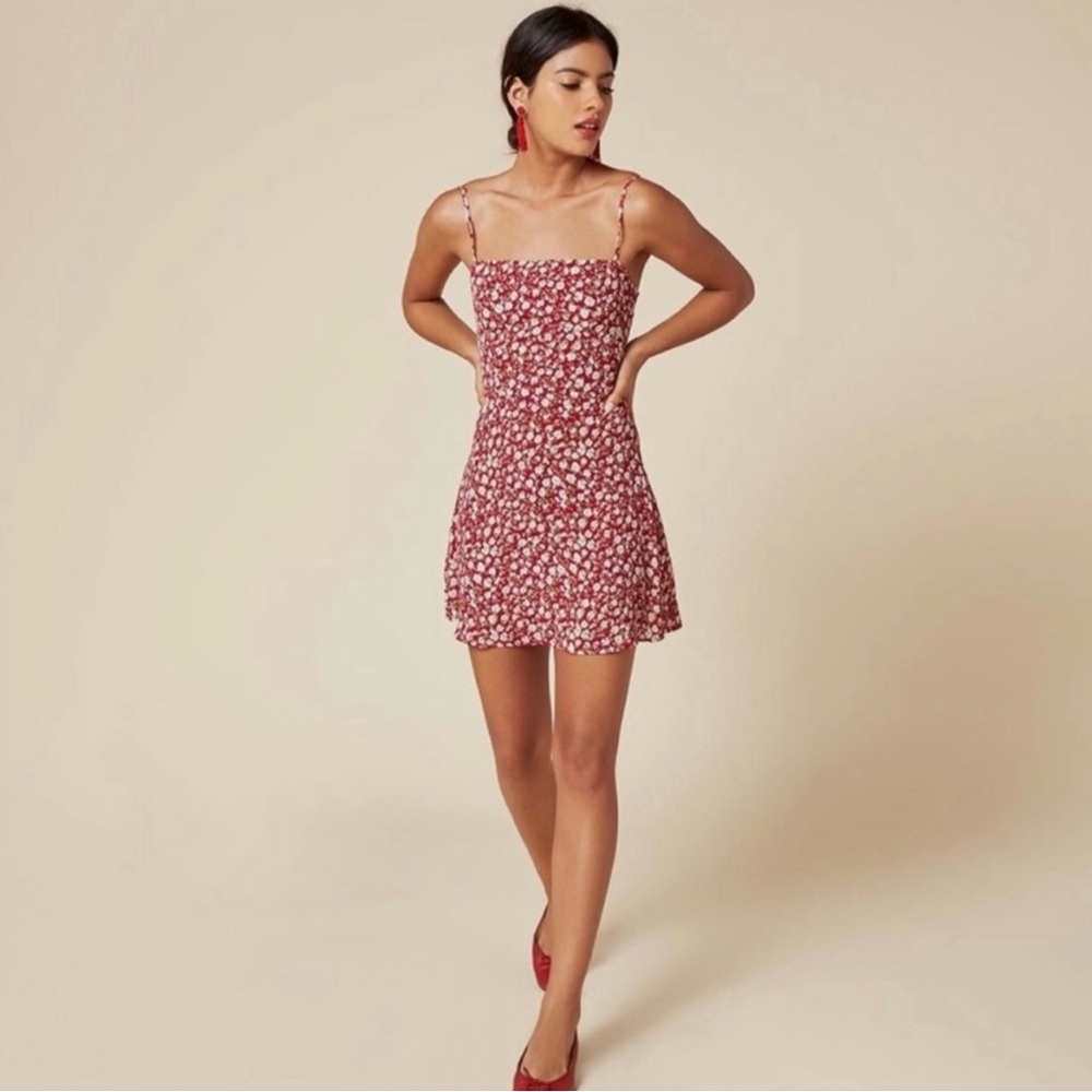 Reformation Floral Print Doris Mini Dress